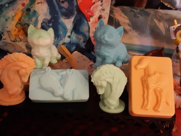 2-D and 3-D Horse Soap